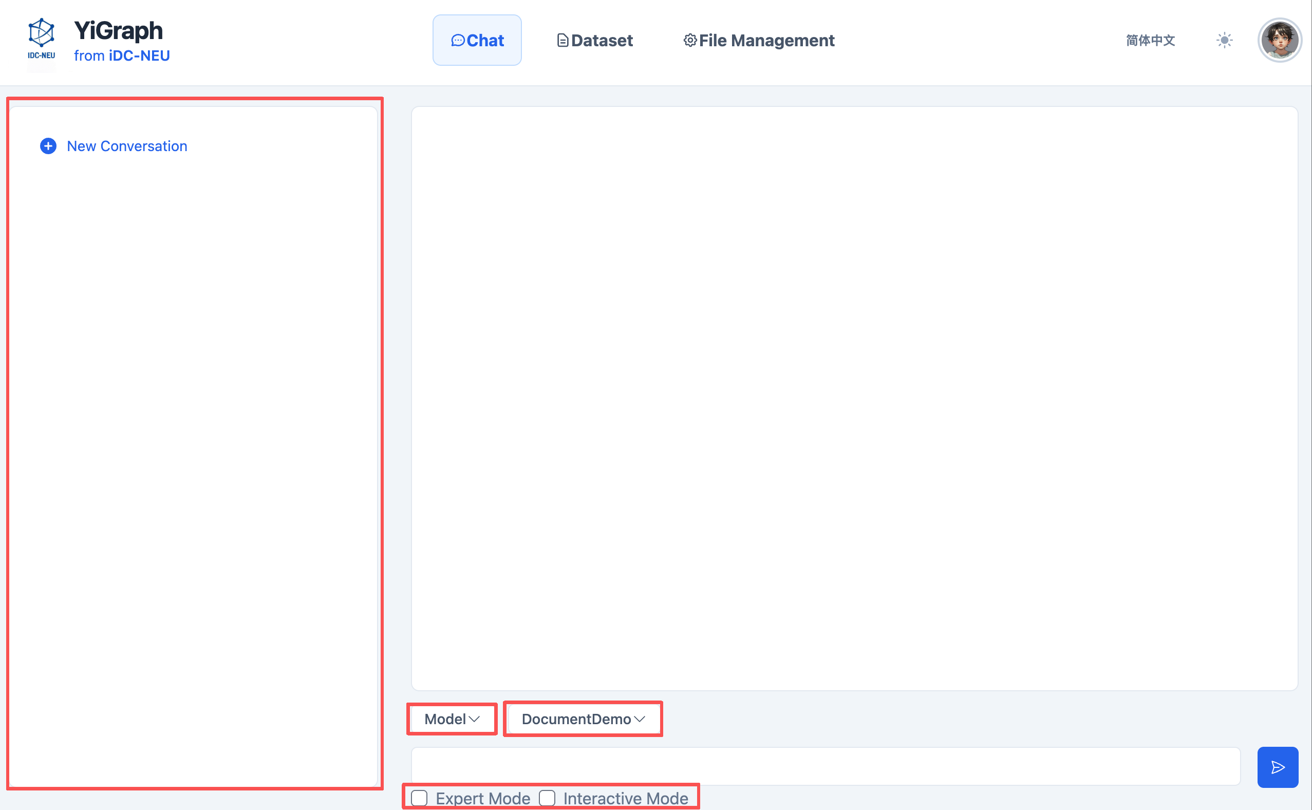 YiGraph Web Interface
